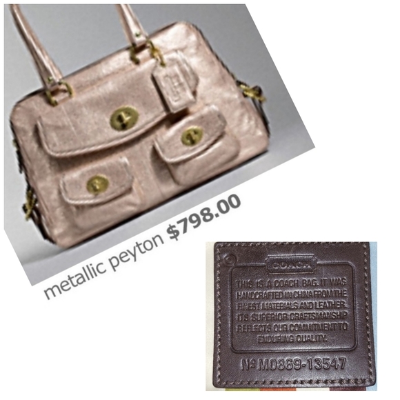 Rare Coach Archive Ltd Edition Bleecker Street Peyton Satchel. 13547 MSR… - Picture 15 of 15